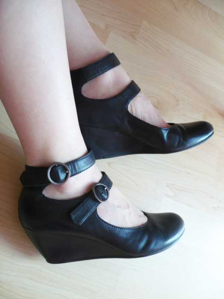 Vagabond Leder Wedges Lugano Keil Pumps 37