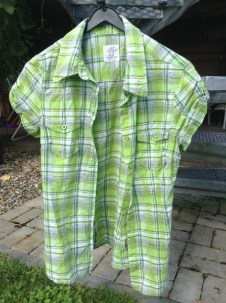 Bluse grünkariert