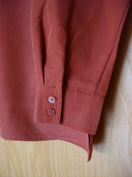 Longbluse, terrafarben