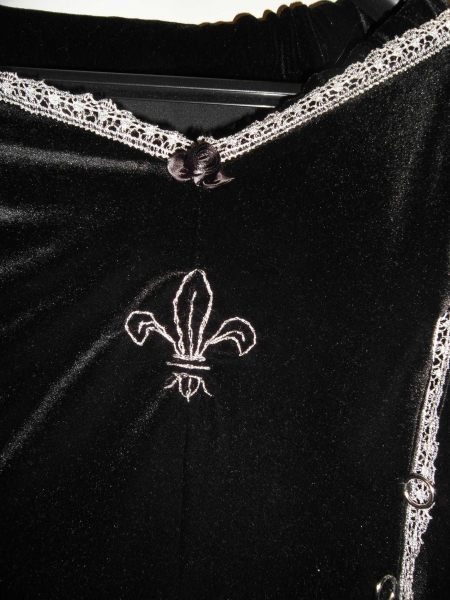 Samt Kleid
