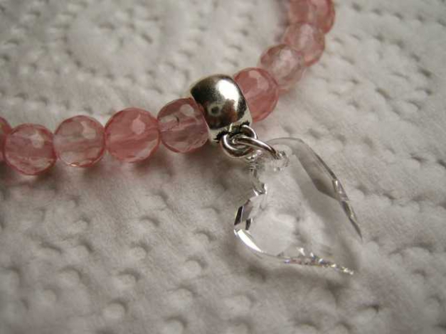 Armband Quarz Perlen Swarovski 925er Silber