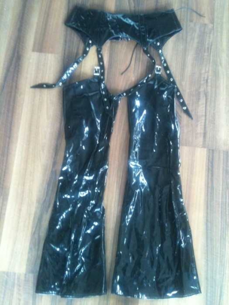 Stulpen, Lack, Fetisch Gothic Cyber, Overknees
