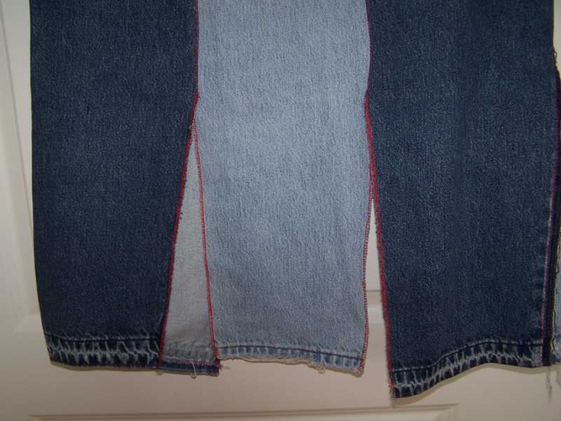 Jeansrock Gr.40/42, Einzelstück