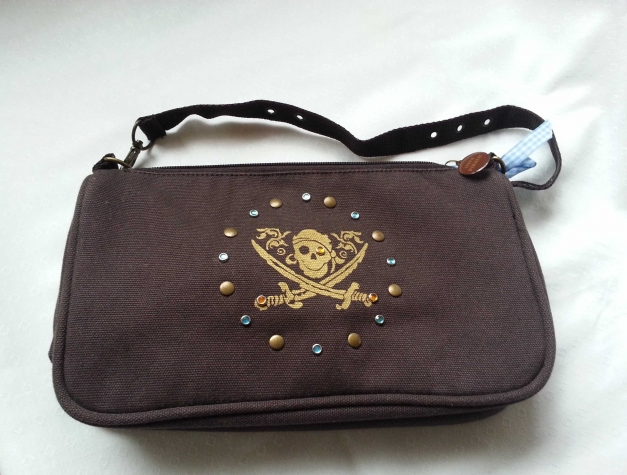 braune Piraten Handtasche von ¡Viva Pirata!