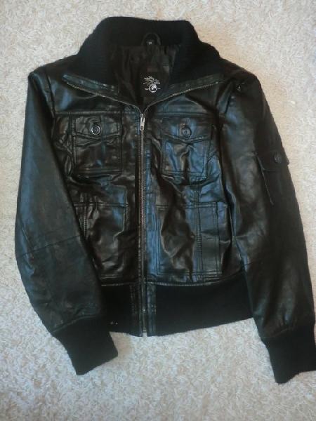 Lederjacke schwarz ECHTES leder