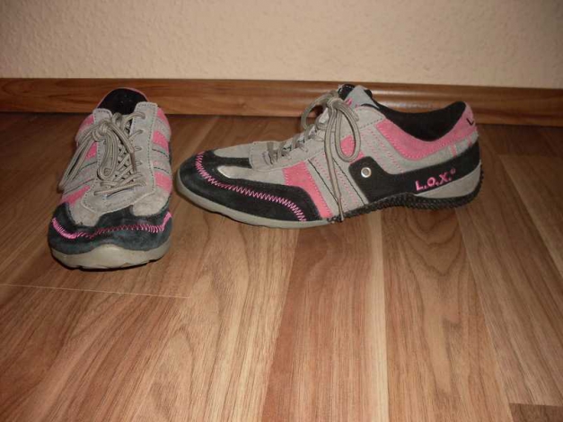 grau/ pinke L.O.X. schuhe