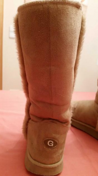 Cremefarbene Snowboots/Winterstiefel von Graceland