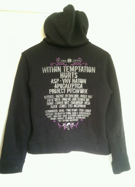 Jacke Gothic Totenkopf Mond 2011 Hoodie Mera Luna VSLzMpqUG