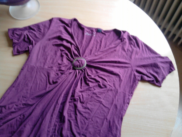Gr.44 Tunika Shirt beerenfarbig