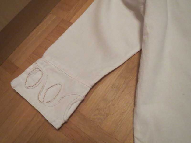 2- Teiler (Tunika und 3/4 Hose), Gr.40/M, weiß-creme