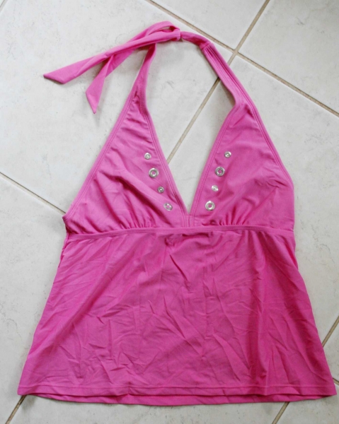 Neckholder Top Pink