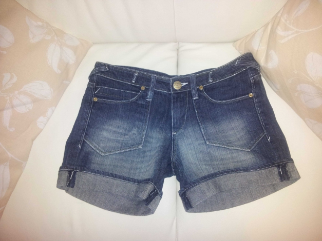 Jeans Hotpants, dark blue, supersüß und stylish, Hippie-Style