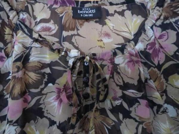 Bluse,florale Muster,Langarm