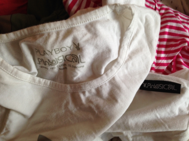 Playboy , Playsical, Tshirt, weiss