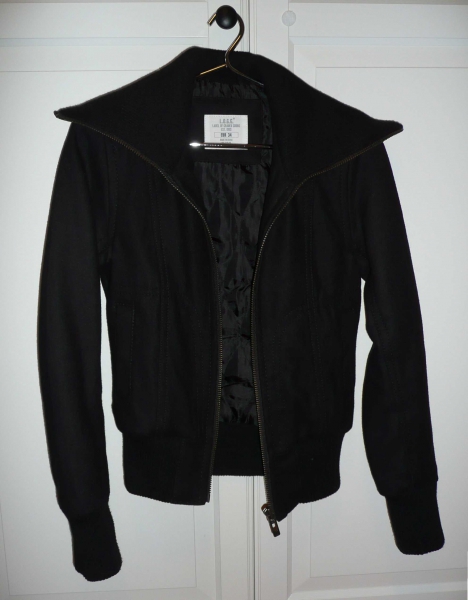 H&M LOGG Basic Wolljacke schwarz XS 34
