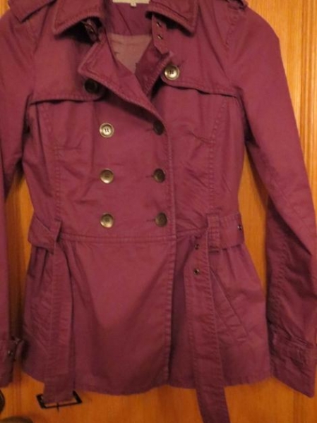 Jacke, Kurzmantel, Gr.36/S, lila