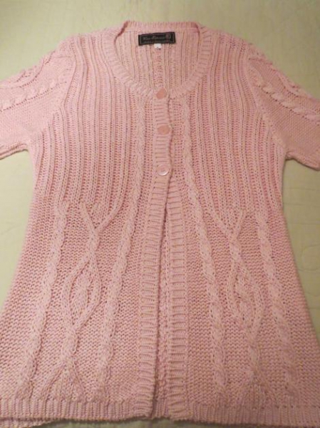 Strickjäckchen, zartrosa, neu