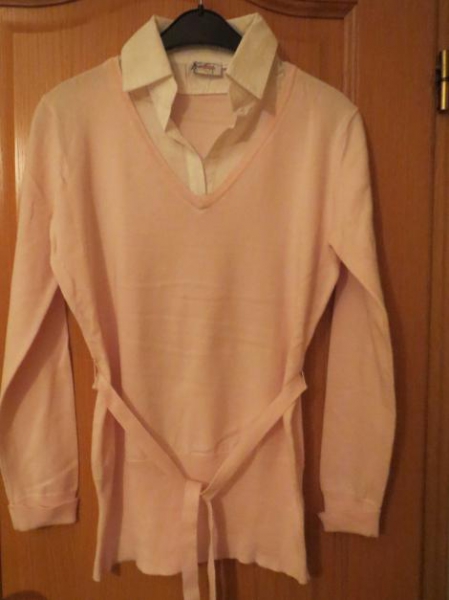 Pullover, zartrosa, dünn