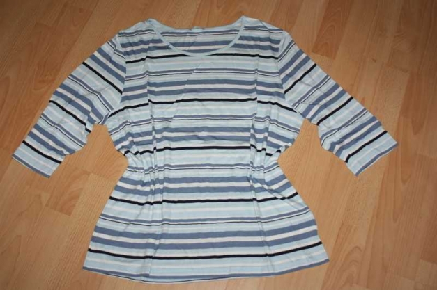 Gestreiftes 3/4 Arm Shirt PureWear, Gr. 44