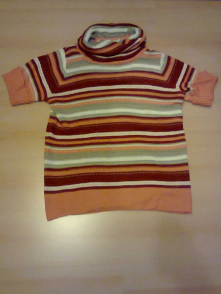 Rollkragenpullover kurzarm