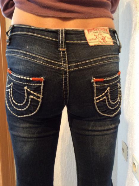 True Religion Brand Jeans Grösse 146-152 blau