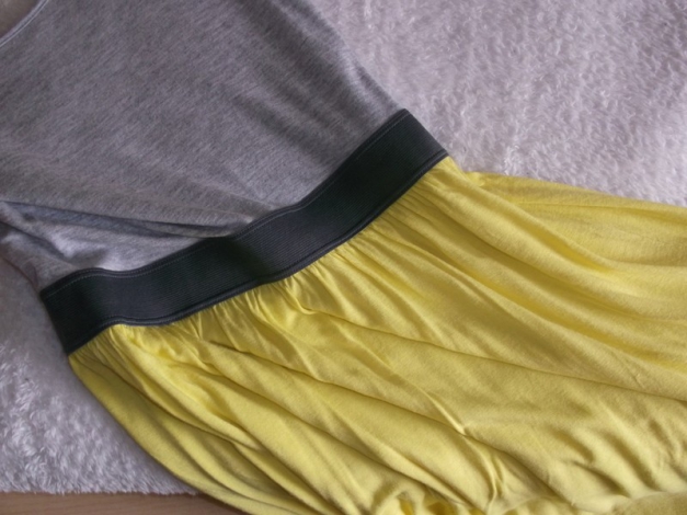 Sommerkleid H&M gelb, grau