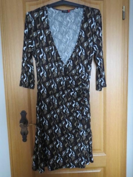 Kleid, Wickeloptik, Gr.44/L, neu