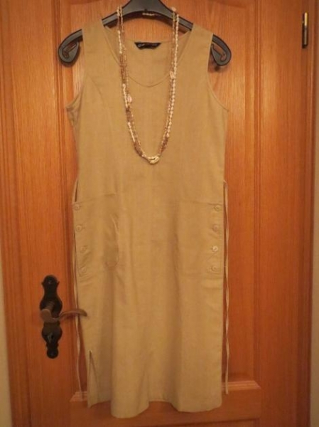 Sommerkleid,Leinen,neu