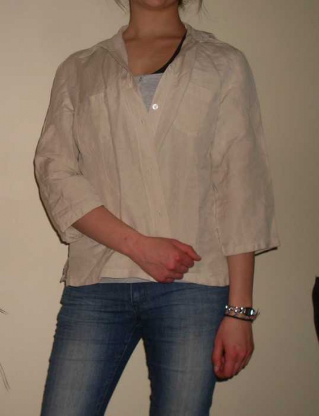 naturfarbene bluse