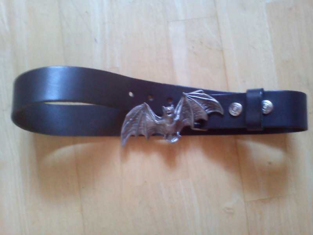 Gürtel, Gürtelschnalle Fledermaus, Gothic,
