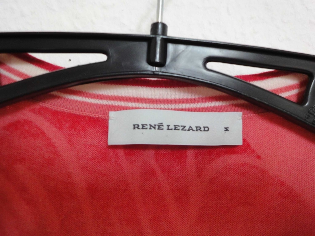 Rotes René Lezard Kaschmir-Top Gr. M 