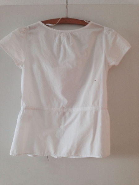 Bluse, weiß