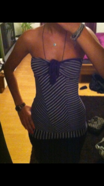 gestreiftes Tubetop