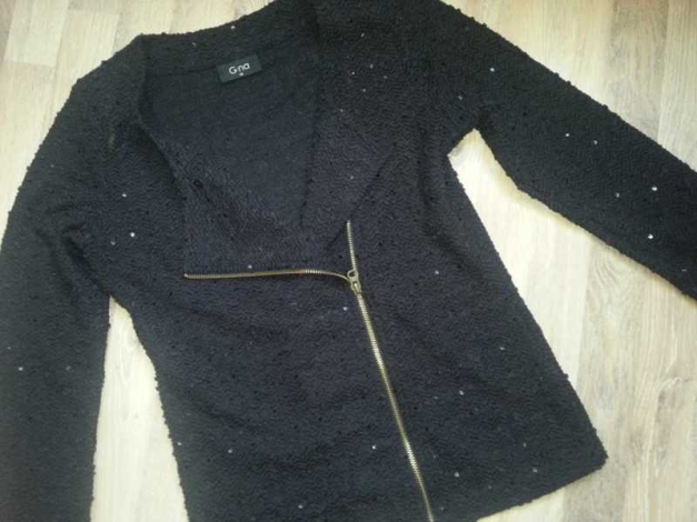 Schöne Schwarze Bikerjacke