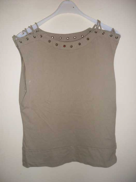 beige- khaki top