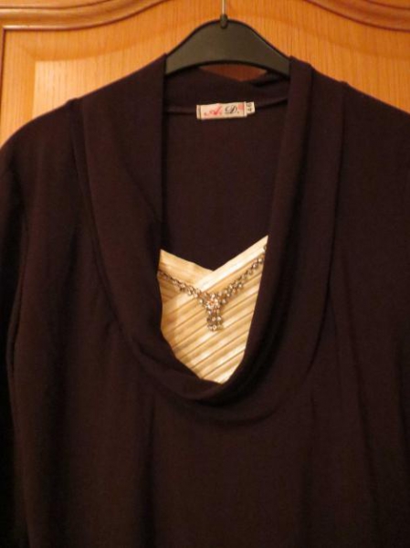 Oberteil, Gr.40/42, braun, neu