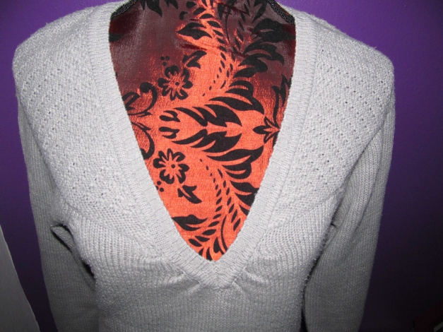 grauer Strickpullover von Vero moda