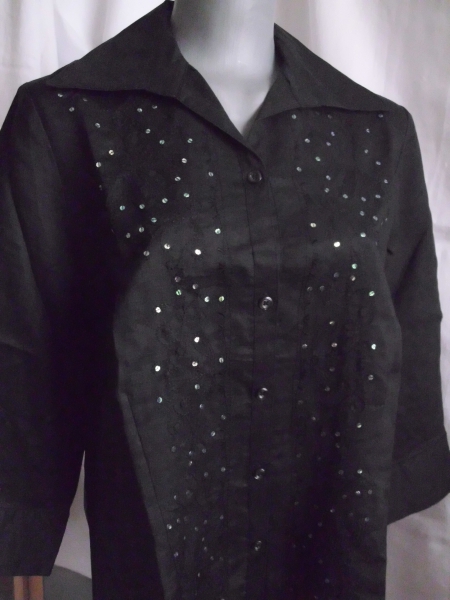 M & S Damenbluse Größe 42 schwarz