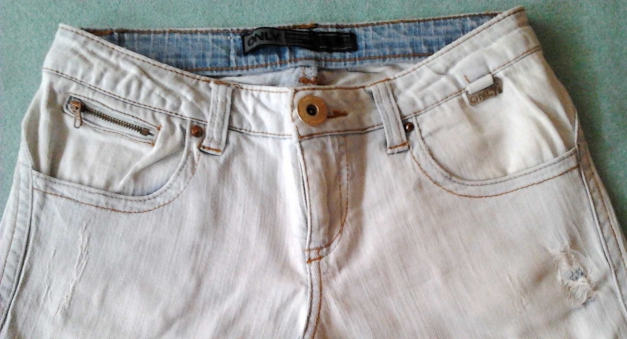 Super Jeans in Used Look von Only, W27/ L 34
