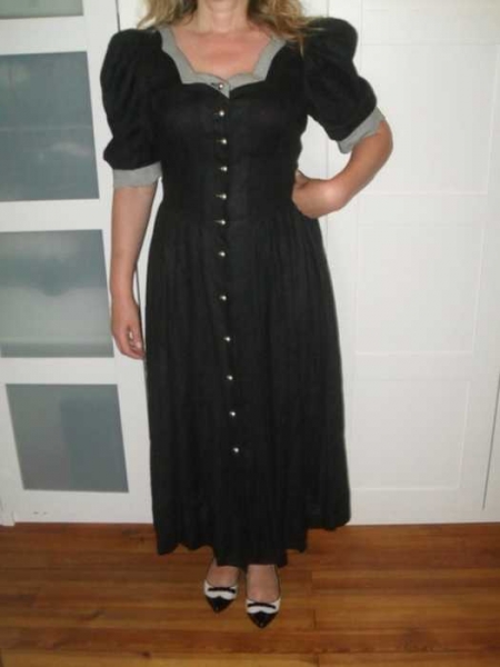 Leinen-Landhauskleid