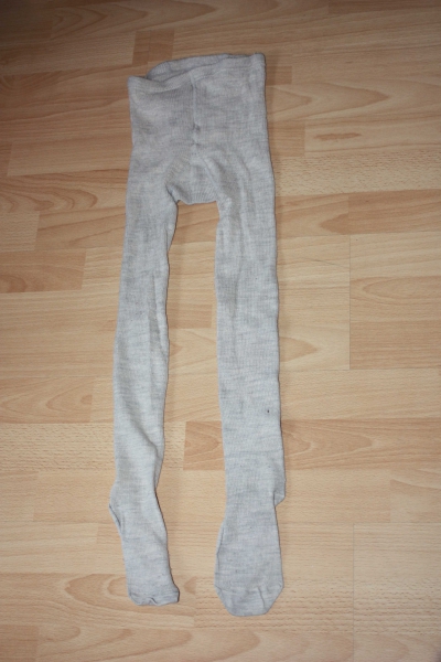 Graue Strumpfhose für Mädchen, Gr. 134-140