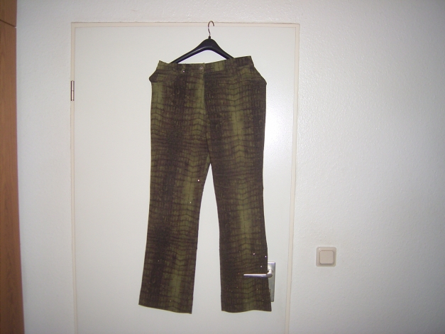 ausgefallene Stoffhose Factlehalf Gr.44 