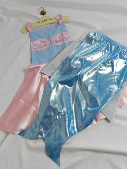 NEU JAKO-O Wende Kostüm 3 tlg / Nixe Prinzessin – Gr 104-128