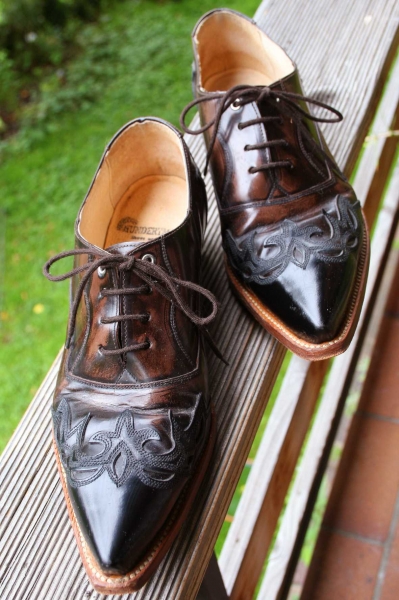Schnürschuh Westernstyle 43