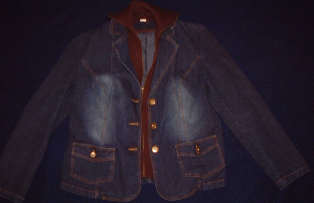 Blazer / Jacke / Jeans - Lagenlook - Gr. 42 *NEU*