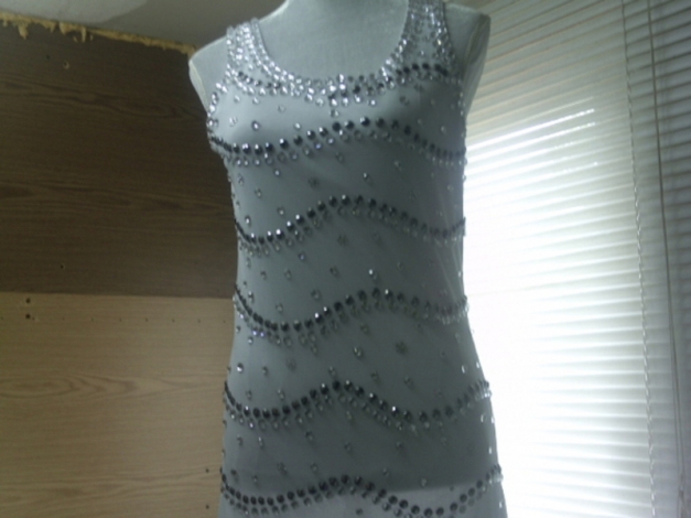 *** NEU ~ Luxus ~ Minikleid ~ Longshirt ~ Strass ~ Netz *** 