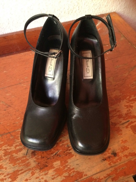 Pumps mit Blockabsatz