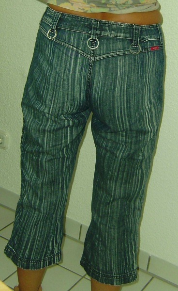 Lässige ¾ Hose in Jeansoptik von By Mexx Gr. 40
