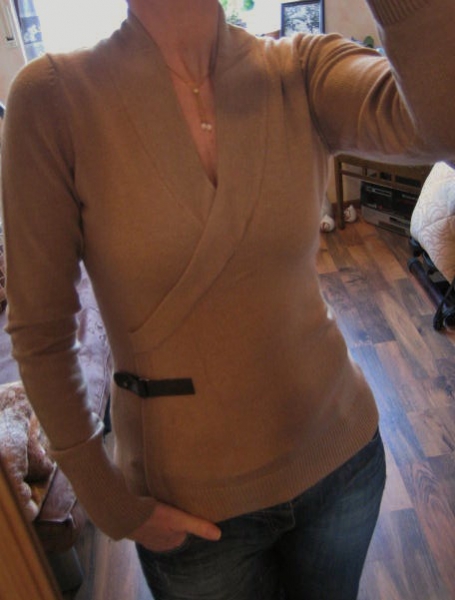 Pulli V-Ausschnitt mit Wolle Zero neu #Zero