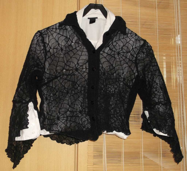 Spinnennetz Jäckchen, Gothic, Halloween